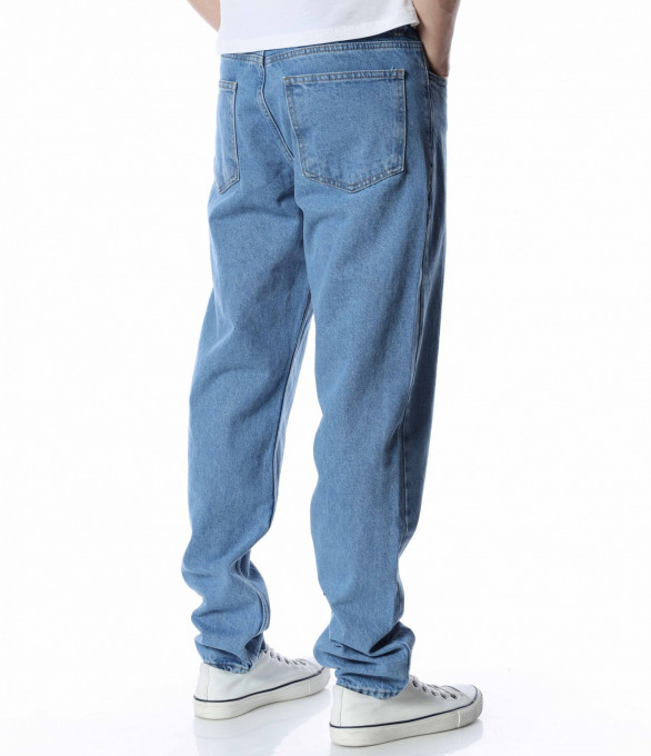 Светлосини дънки Loose Fit 13535 - Син