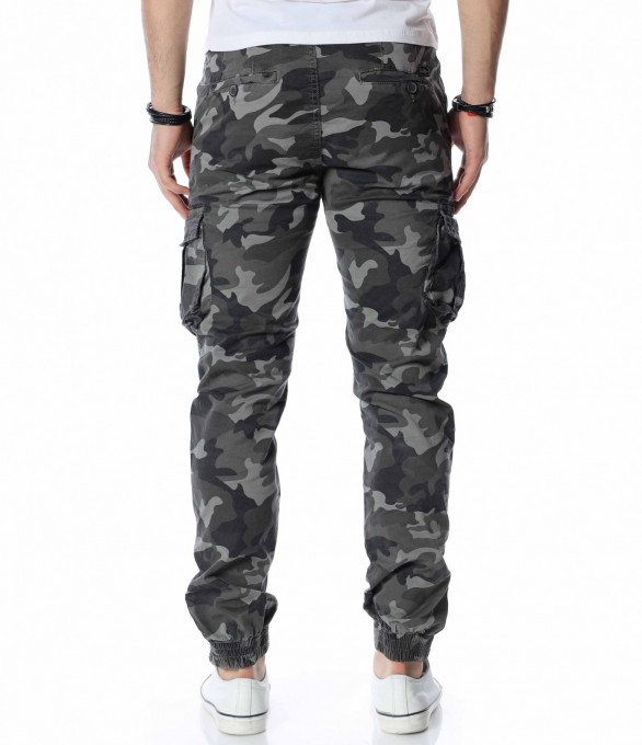 Пролетен карго панталон 13672 - Сив...