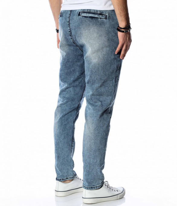 Jogger дънки с колоритни връзки 13665...