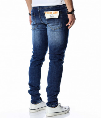 Тъмносини дълги дънки 13715... 2