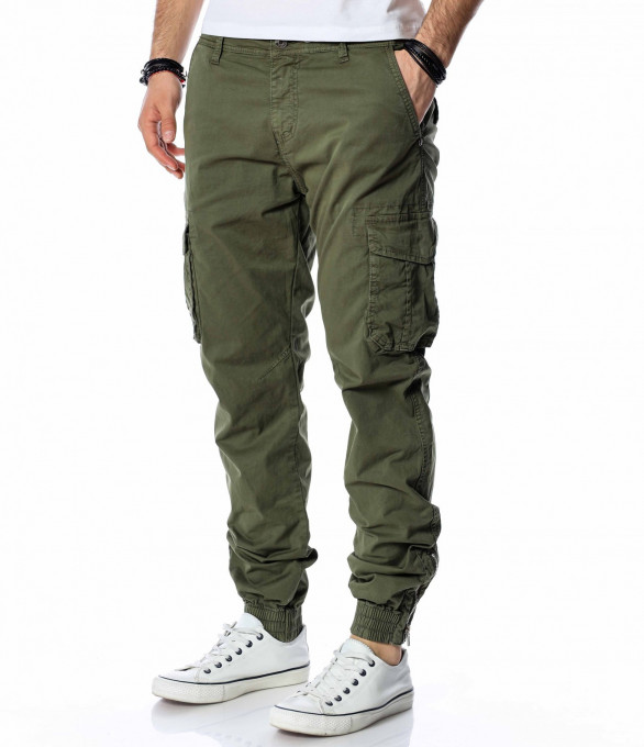 Карго панталон в големи размери 13673...