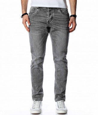 Сив дънков панталон 13698 -...