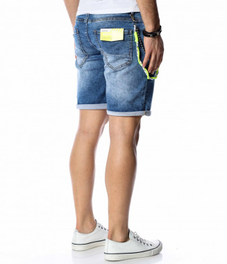 Къси дънки с отличителен... 2