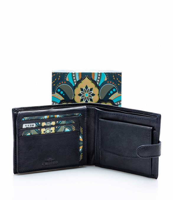 Портмоне от кожа с малко лого 13658 -...