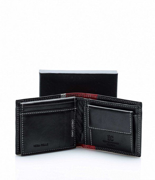 Портфейл с изискан дизайн 13632 - Черен