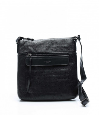 Кожена чанта с ципове 13712...