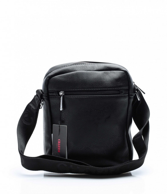 Класна кожена чанта 13644 - Черен