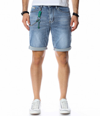 Къси дънкови панталони с...