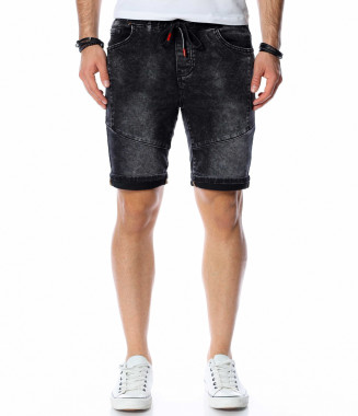 Къси дънки с връзки 13733 -...