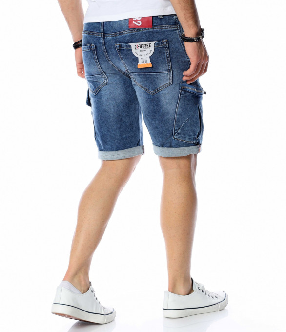 Къси дънки с интересен дизайн 13732 -...