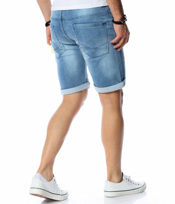 Къси светли дънкови панталони 13735 -...