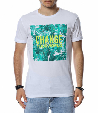 Тениска с лятна щампа 13781...