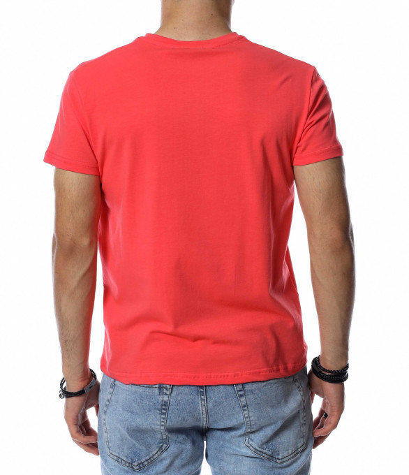 Цветна тениска с надпис OFF 13759 -...