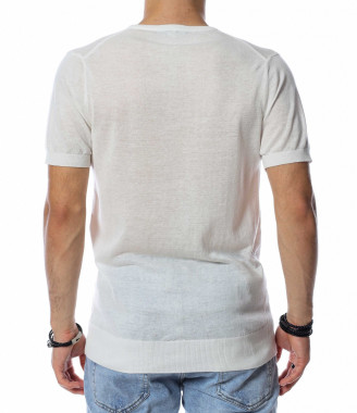 Тениска от тънко плетиво с... 2