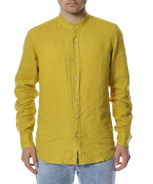 Ленена риза с дълъг ръкав...