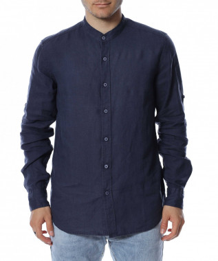 Ленена риза с дълъг ръкав...