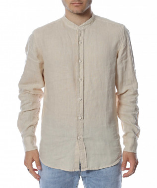 Ленена риза с дълъг ръкав...