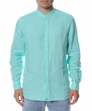 Ленена риза с дълъг ръкав...