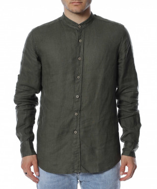 Ленена риза с дълъг ръкав...