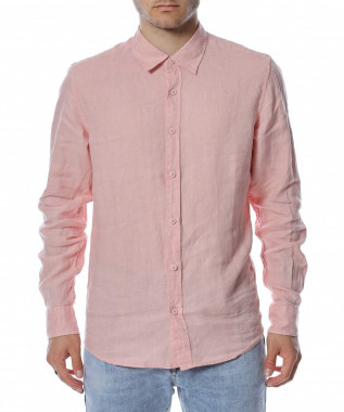 Ленена риза с дълъг ръкав...