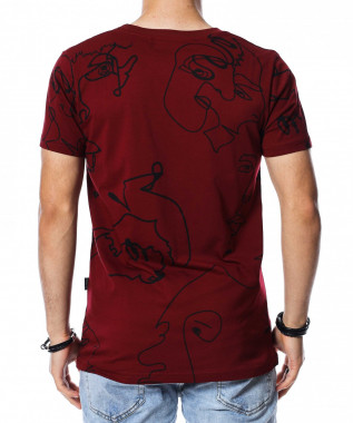 Тениска с арт дизайн 13797... 2