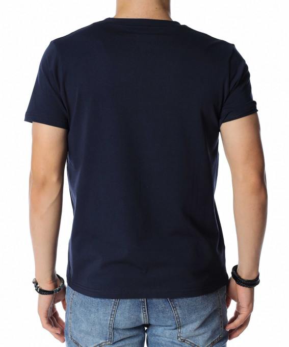 Тениска с хамелеоново лого 13809 - Син