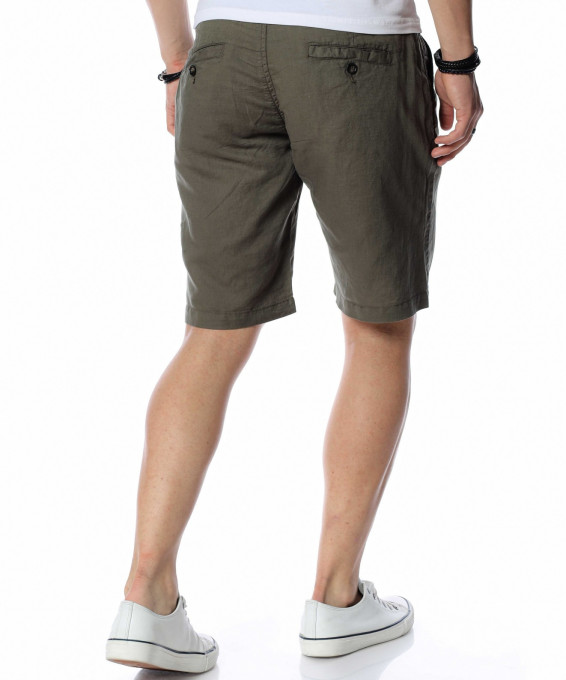 Летни ленени къси панталони 13760 -...