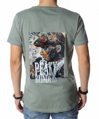 Тениска с масивна щампа в... 2