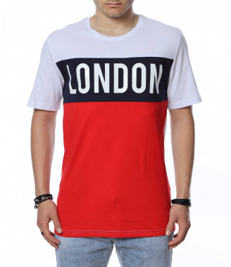 Цветна тениска с надпис...