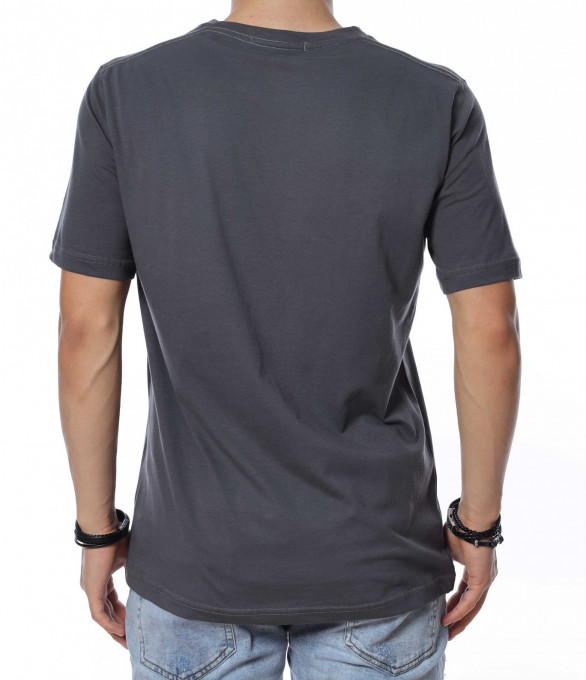 Тениска с надпис STRONG 13819 - Сив