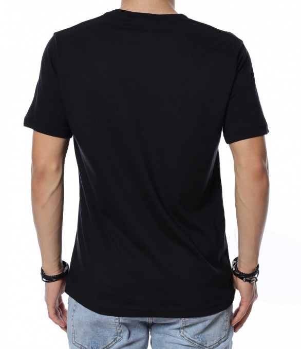 Тениска с надпис STRONG 13819 - Черен