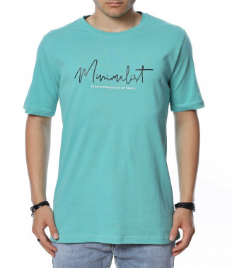 Тениска с надпис minimalist...