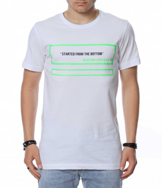 Тениска с неонова щампа...