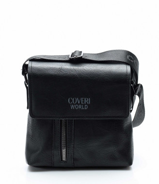 Кожена чанта в стилен...