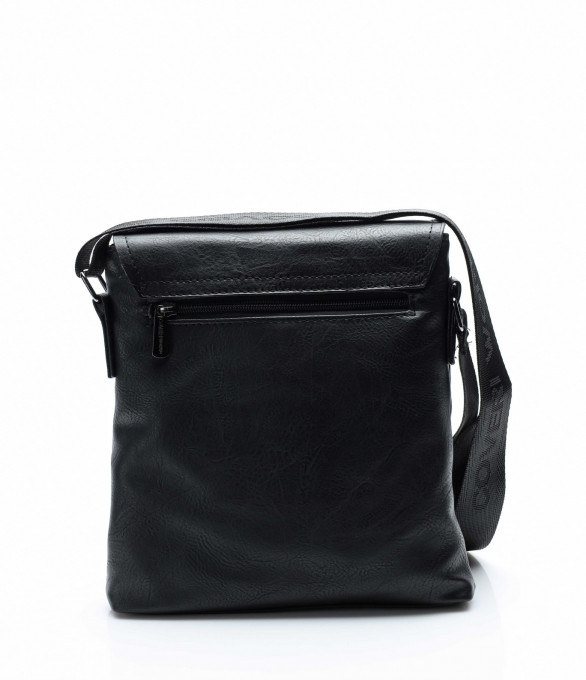 Стандартна кожена чанта 13748 - Черен