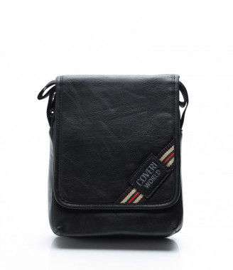 Кожена чанта със стилен...