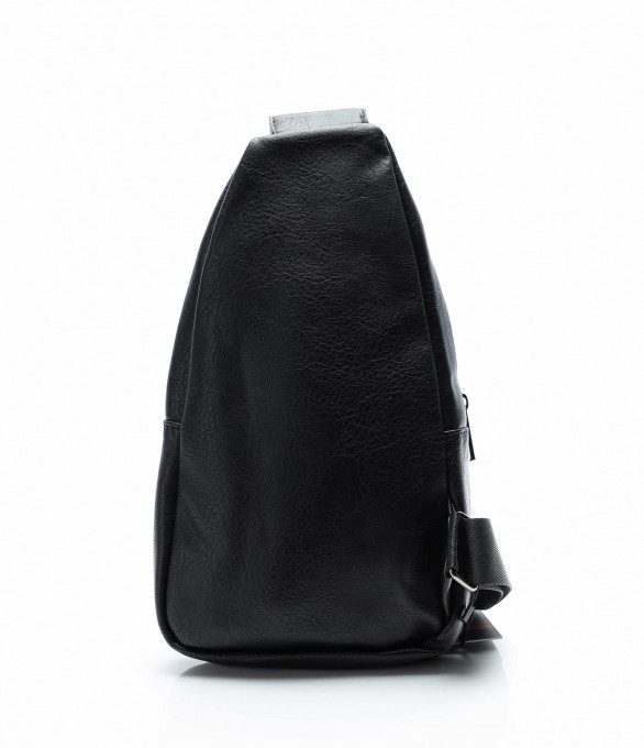 Компактна кожена чанта 13741 - Черен