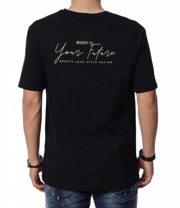 Тениска с надпис think positive 13792...