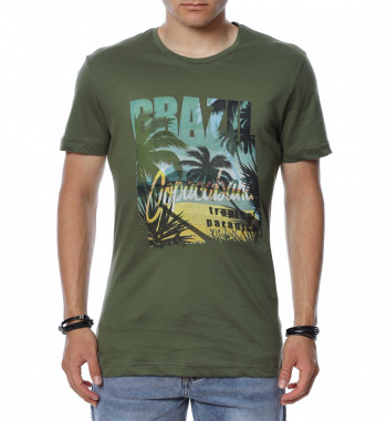 Памучна тениска с апликация...