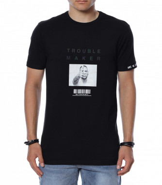 Тениска с преливащ надпис...