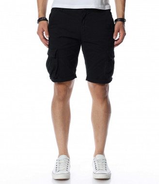 Къси памучни панталони с...