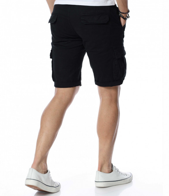 Къси памучни панталони с джобове...