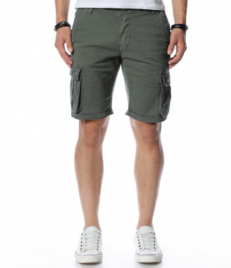 Къси памучни панталони с...