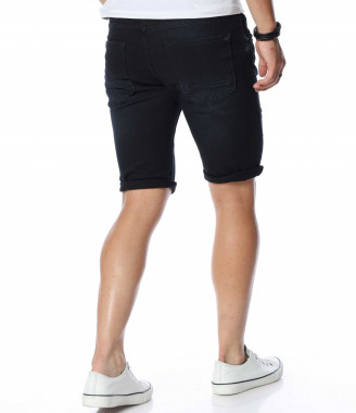 Черни къси дънки с връзки... 2