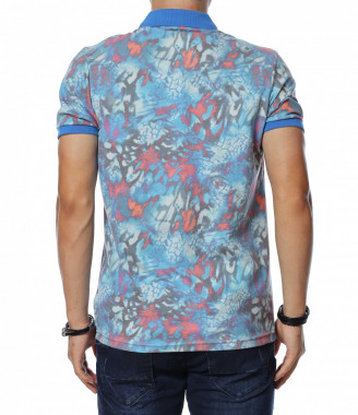 Поло тениска с едноцветна... 2