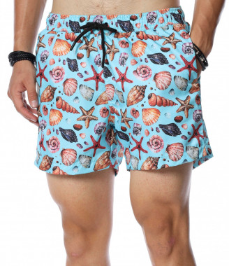 Плажни шорти с морски... 2