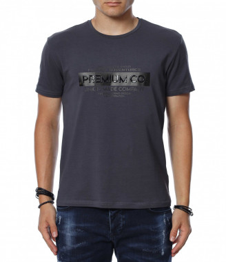 Тениска със силиконов...