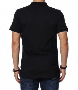 Тениска с яка с изчистен... 2