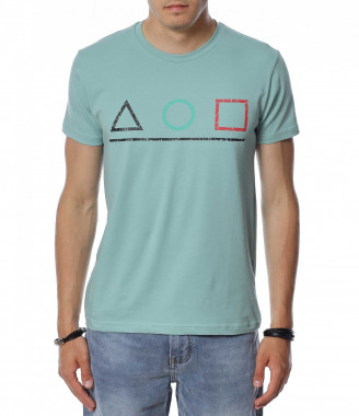 Тениска с геометрични...