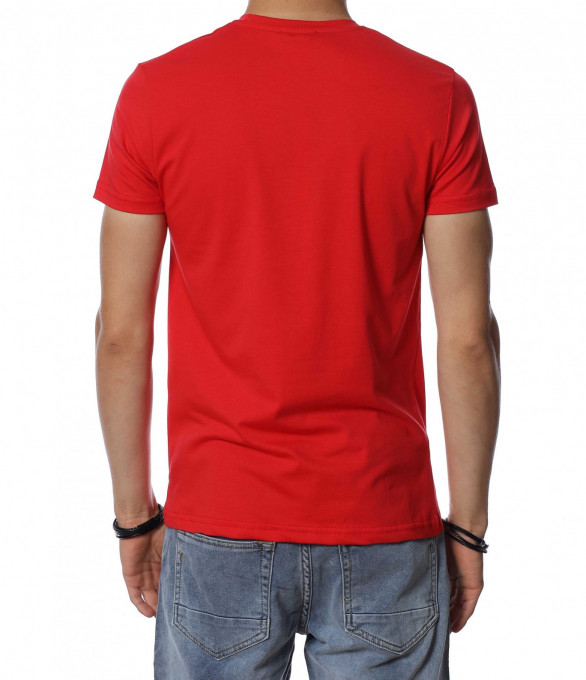 Лятна тениска с голям надпис 13923 -...